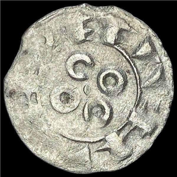 Crusades Bishops of Maguelone Silver Denar NEARLY UNCIRCULATED