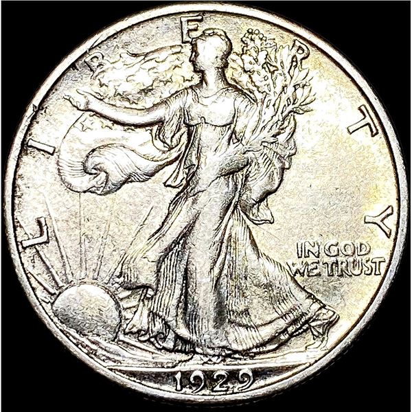 1929-S Walking Liberty Half Dollar CLOSELY  UNCIRCULATED