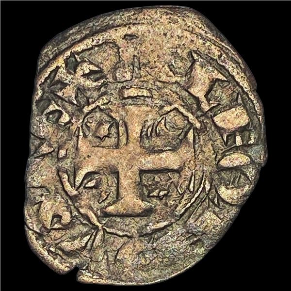1248-1279 Prortugal Reco. AlfonsoIII Silver Dinero NEARLY UNCIRCULATED