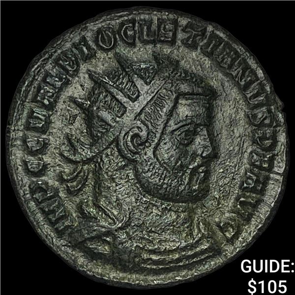Roman Dioletian 284-305 AD BI Nummus CHOICE AU