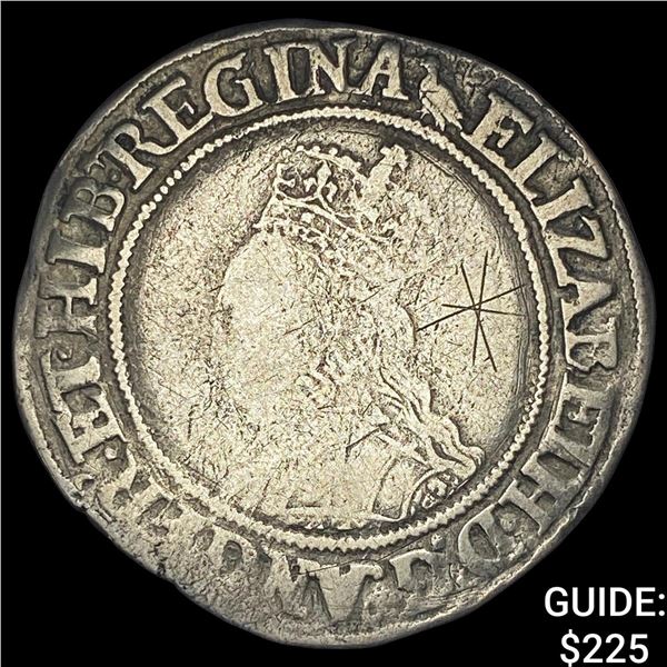 1558-1603 G. Britain Elizabeth I Silver Shilling CLOSELY UNCIRCULATED