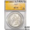 Image 1 : 1885 Morgan Silver Dollar ANACS MS64
