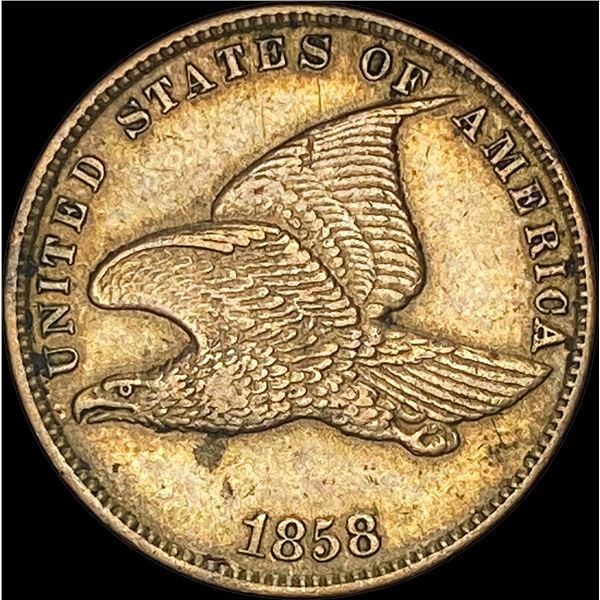 1858 Flying Eagle Cent CLOSELY UNCIRCULATED