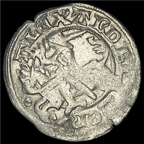 1500's-1600's Lithuania Silver Grosz CLOSELY UNCIRCULATED