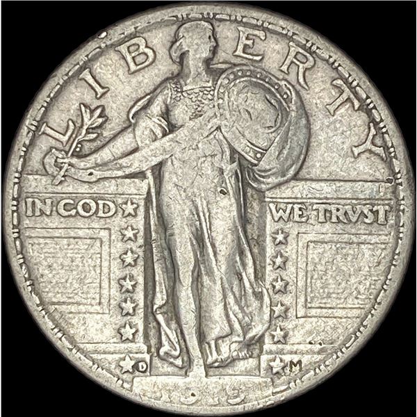 1919-D Standing Liberty Quarter NEARLY  UNCIRCULATED