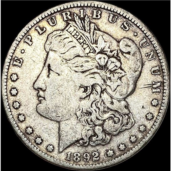 1892-O Silver Morgan Dollar LIGHTLY  CIRCULATED