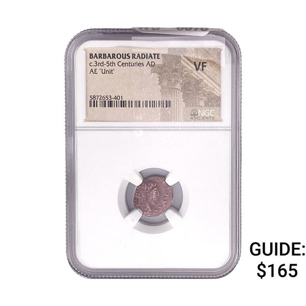 Barbarous Radiate c.3rd-5th Centuries AD AE 'Unit' NGC VF