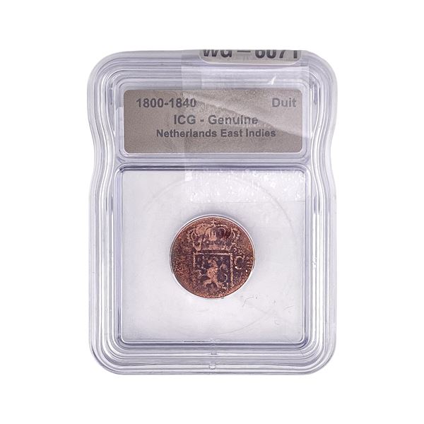 1800-1840 Netherlands East Indies ICG Genuine