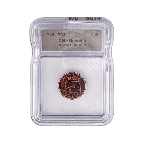 1726-1793 VOV N.E. INDIES Duit ICG Genuine