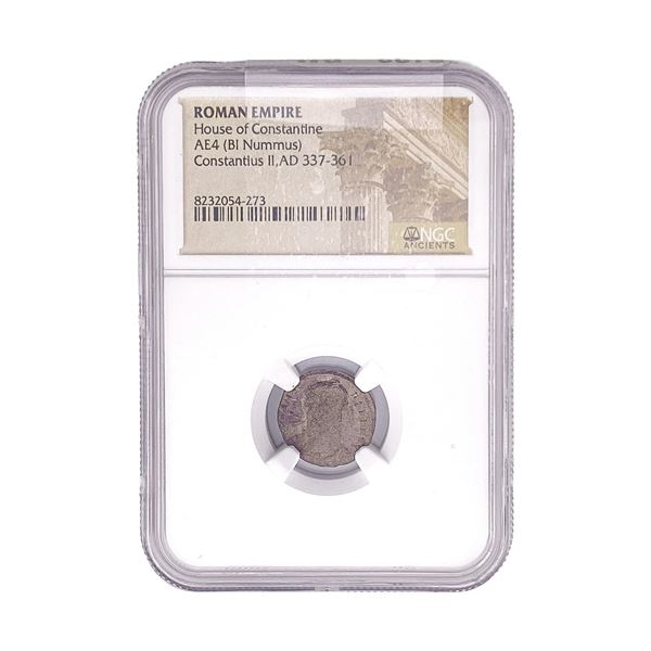 Roman House of Constantine AE4 BI Nummus NGC