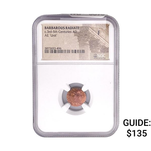 Barbarous Radiate c.3rd-5th Centuries AD AE 'Unit' NGC F