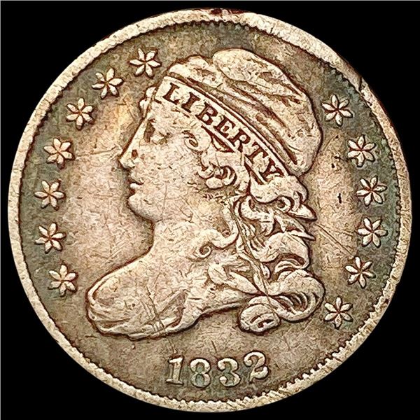 1832 Capped Bust Dime NEARLY UNCIRCULATED