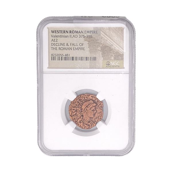 WesternRoman ValentinianII,AD375-392 AE2 NGC
