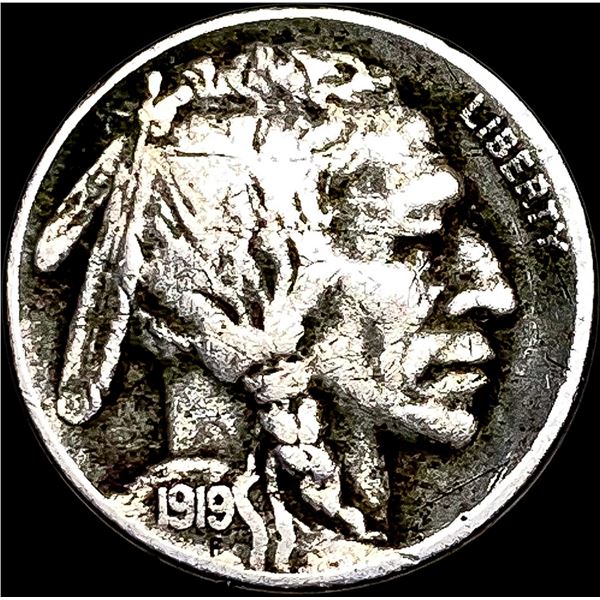 1919-S Buffalo Nickel LIGHTLY CIRCULATED