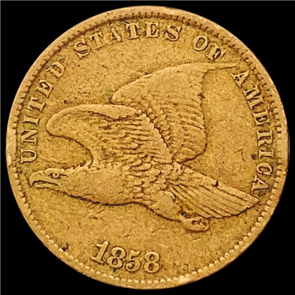 1858 Flying Eagle Cent NICELY CIRCULATED