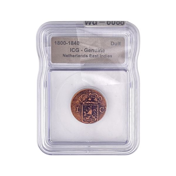 1726-1793 VOV N.E. INDIES Duit ICG Genuine