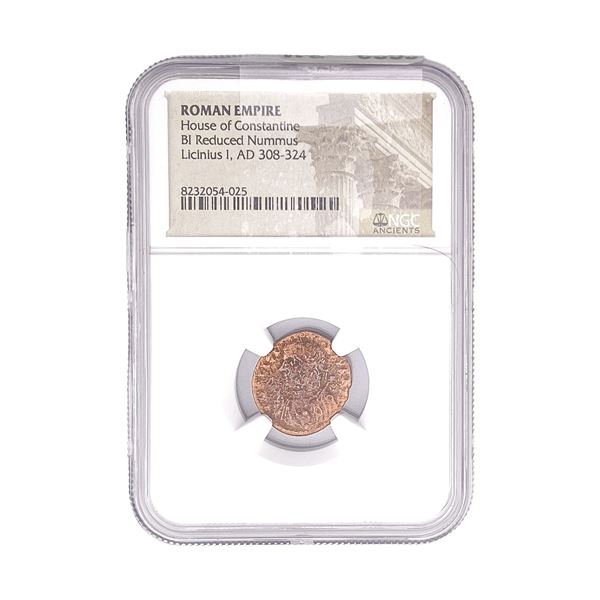 Roman House of Constantine AE4 BI Nummus NGC
