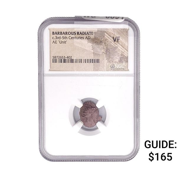 Barbarous Radiate c.3rd-5th Centuries AD AE 'Unit' NGC VF