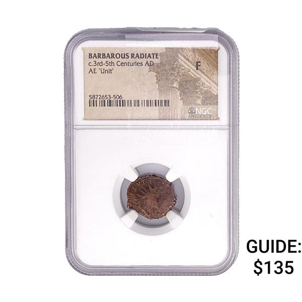 Barbarous Radiate c.3rd-5th Centuries AD AE 'Unit' NGC F