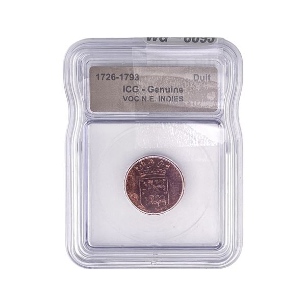 1726-1793 VOV N.E. INDIES Duit ICG Genuine