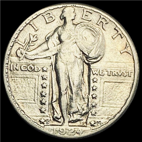 1924-S Standing Liberty Quarter CLOSELY  UNCIRCULATED