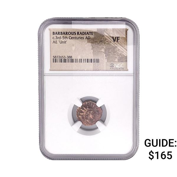 Barbarous Radiate c.3rd-5th Centuries AD AE 'Unit' NGC VF