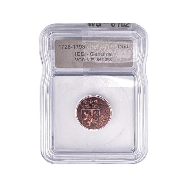 1726-1793 VOV N.E. INDIES Duit ICG Genuine