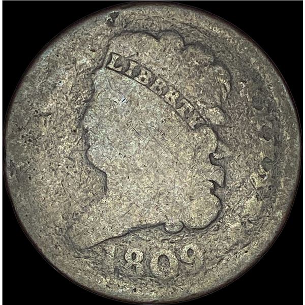 1809 Classic Head Half Cent NICELY CIRCULATED