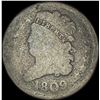 Image 1 : 1809 Classic Head Half Cent NICELY CIRCULATED
