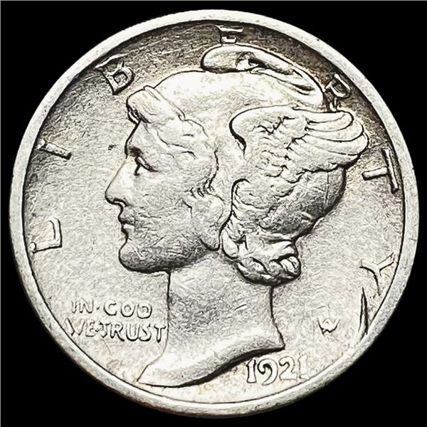 1921-D Mercury Dime CLOSELY UNCIRCULATED