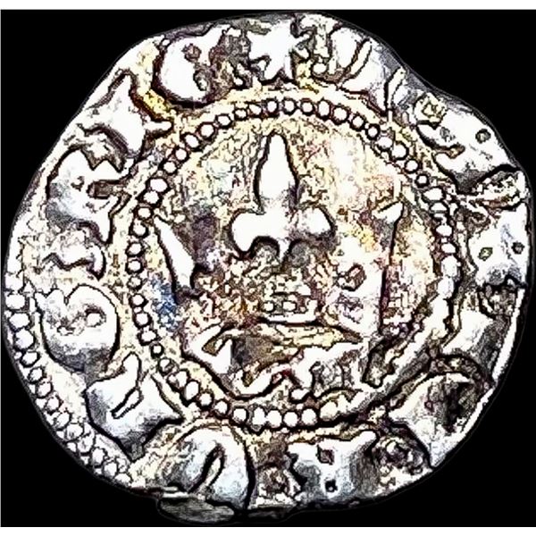 1386-1395 Hungary Mary SIlver Denar CLOSELY UNCIRCULATED
