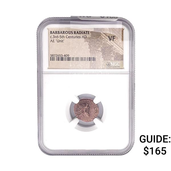 Barbarous Radiate c.3rd-5th Centuries AD AE 'Unit' NGC VF