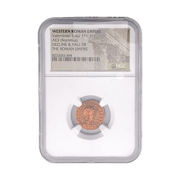 WesternRoman ValentinianII,AD375-392 AE3(Nummus) NGC