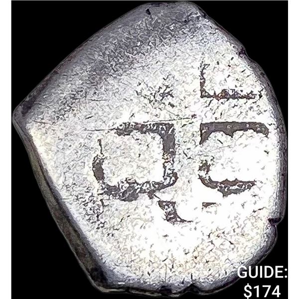 1500's-1600's Spanish Colonial SIlver Cob NEARLY UNCIRCULATED