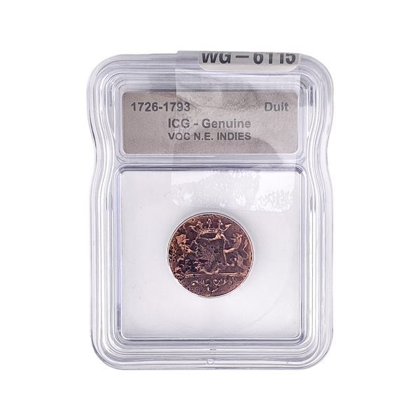 1726-1793 VOV N.E. INDIES Duit ICG Genuine