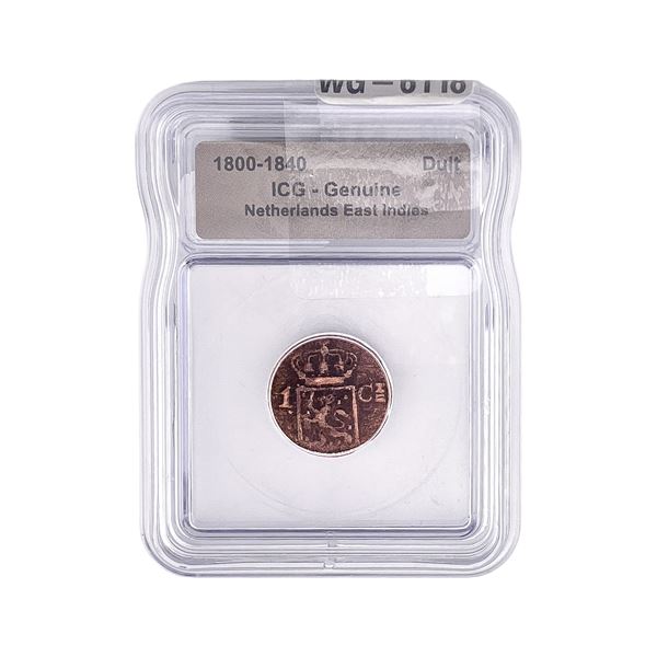 1800-1840 Netherlands East Indies ICG Genuine