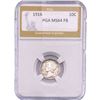 Image 1 : 1916 Mercury Silver Dime PGA MS64 FB
