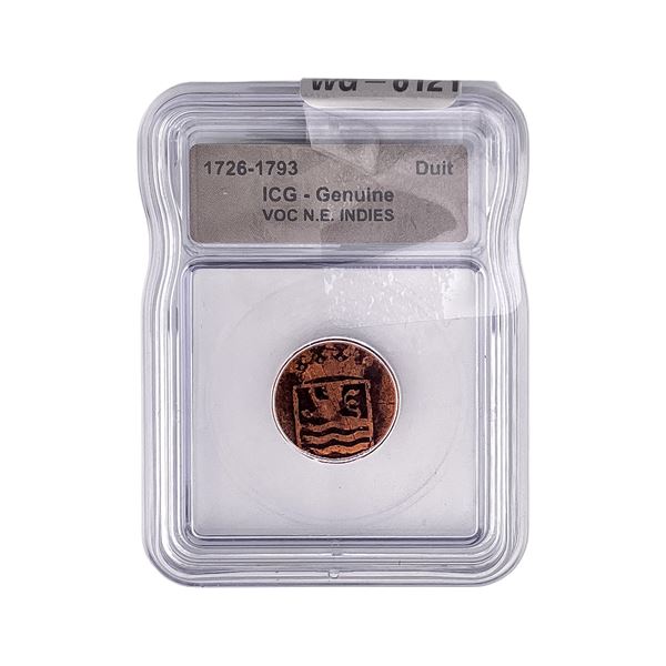 1726-1793 VOV N.E. INDIES Duit ICG Genuine