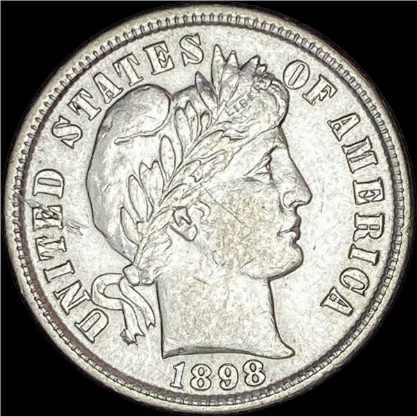 1898 Barber Dime CLOSELY UNCIRCULATED