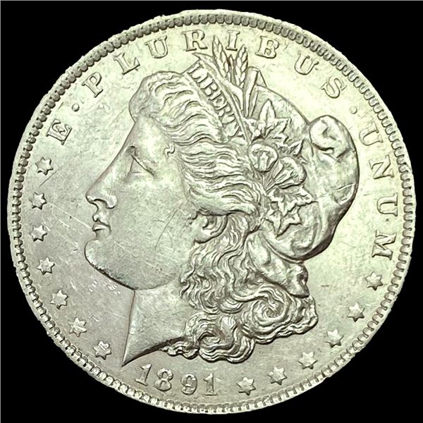 1891-O Morgan Silver Dollar CLOSELY UNCIRCULATED