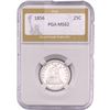 Image 1 : 1856 Seated Liberty Quarter PGA MS62