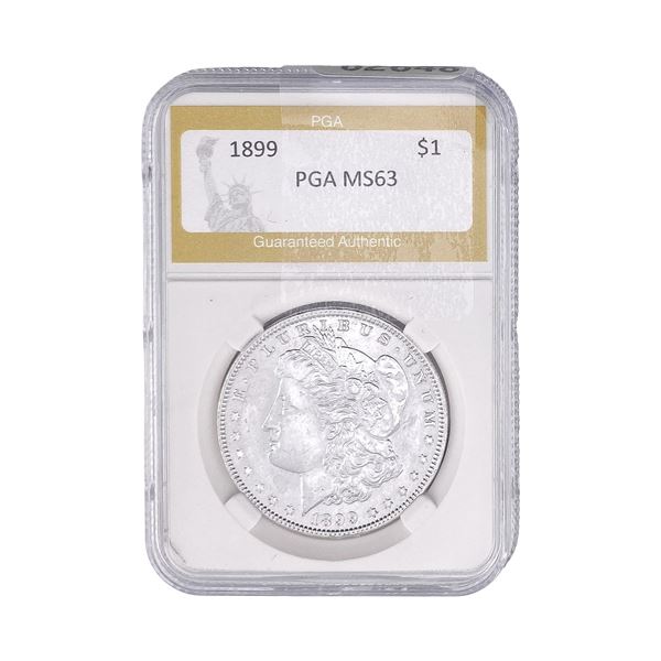 1899 Morgan Silver Dollar PGA MS63