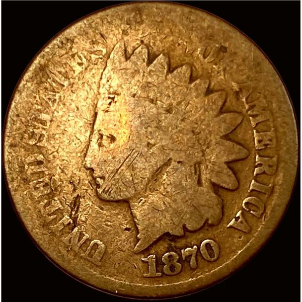 1870 Indian Head Cent NICELY CIRCULATED
