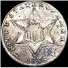 Image 1 : 1855 Silver Three Cent CLOSELY UNCIRCULATED