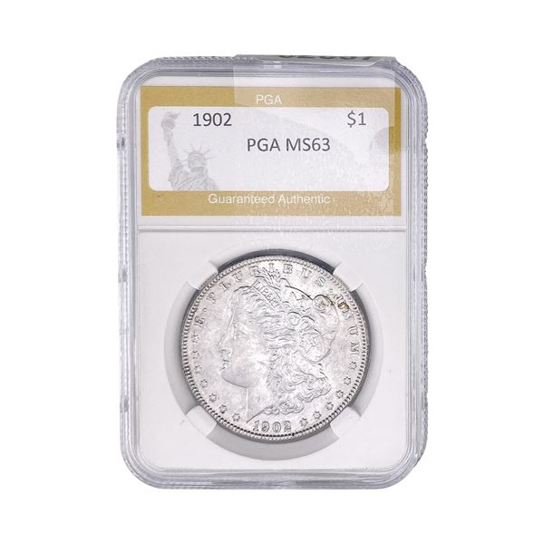 1902 Morgan Silver Dollar PGA MS63
