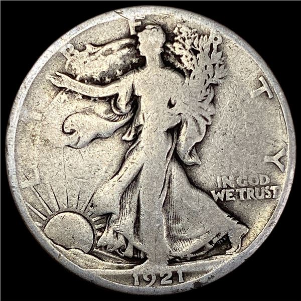 1921-S Walking Liberty Half Dollar NICELY  CIRCULATED