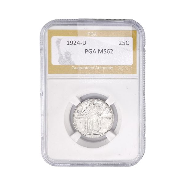 1924-D Standing Liberty Quarter PGA MS62