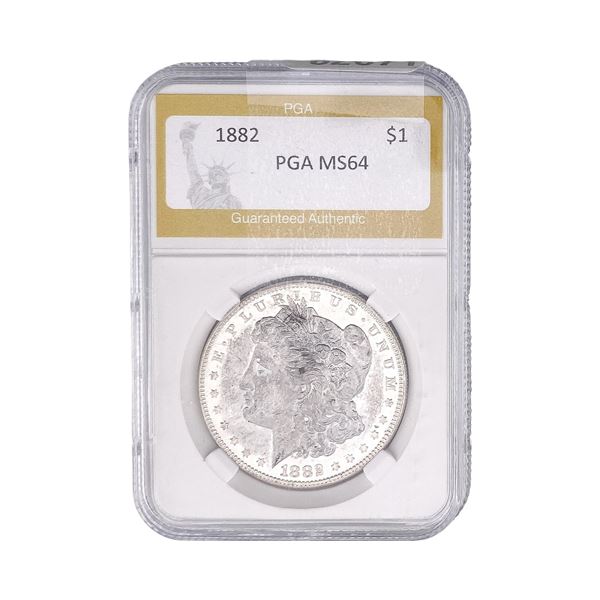 1882 Morgan Silver Dollar PGA MS64