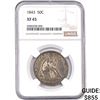 Image 1 : 1843 Seated Liberty Half Dollar NGC XF45