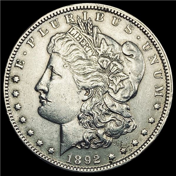 1892 Silver Morgan Dollar CLOSELY  UNCIRCULATED